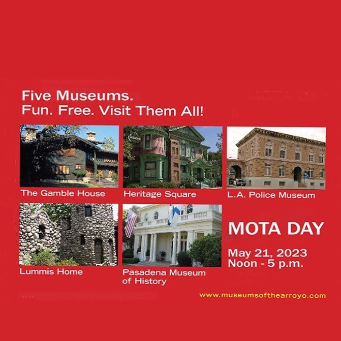 You&rsquo;re invited to MOTA day!
 

This Sunday FREE admission to 5 museums, including us, from 12-5 pm with a tram connecting to our other Museums of the Arroyo