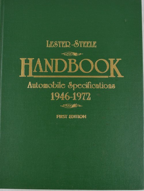 Lester-Steele Handbook Automobile Specifications 1946-1972