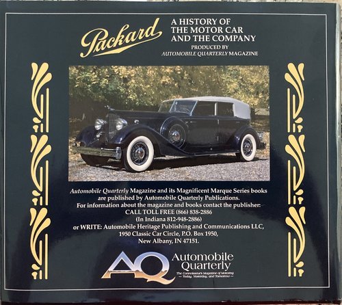 Packard: A History of the Motor Car and the Company