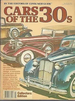 Cars of the 30s by Richard M. Langsworth