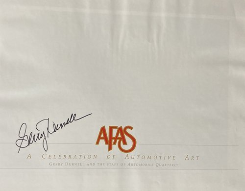 AFAS: A Celebration of Automotive Art, signed edition