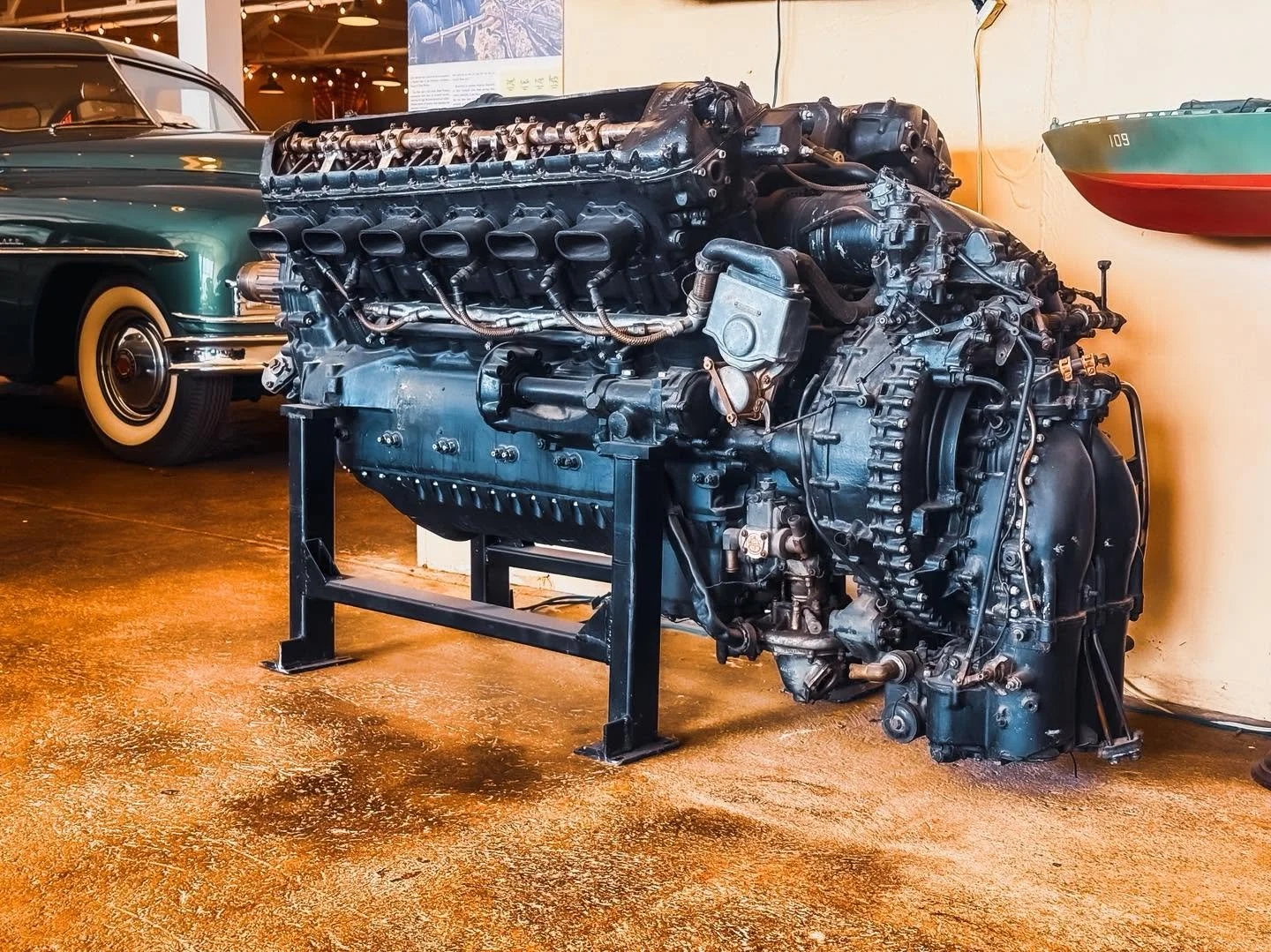 Merlin display at America's Packard Museum