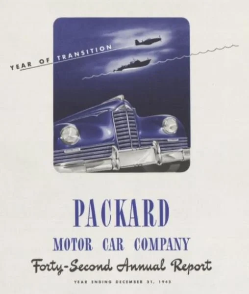 Post-War 1945 Packard Annual Report
