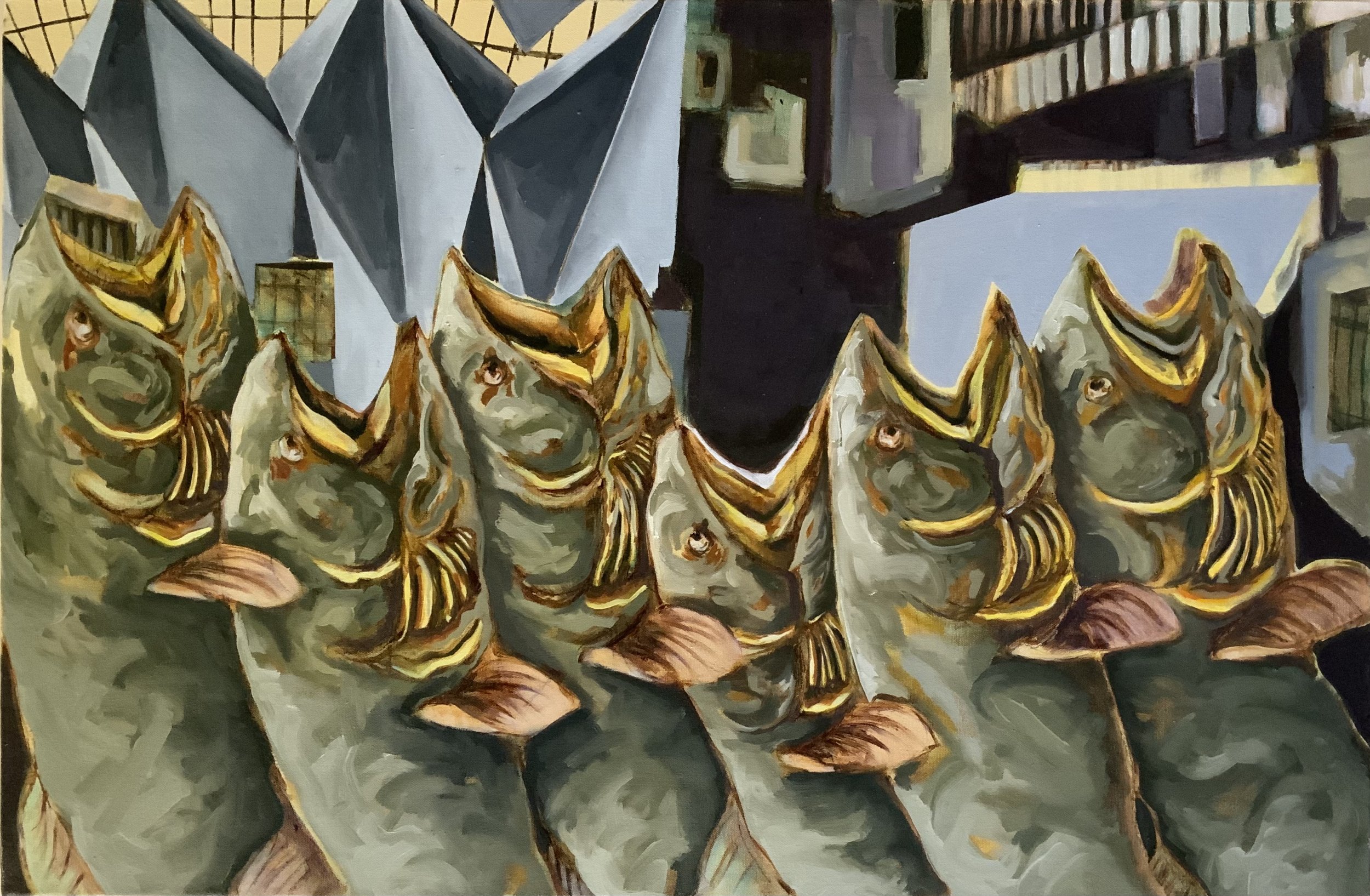 Nightmare_ Oil on canvas_ 24”x36”_2022
