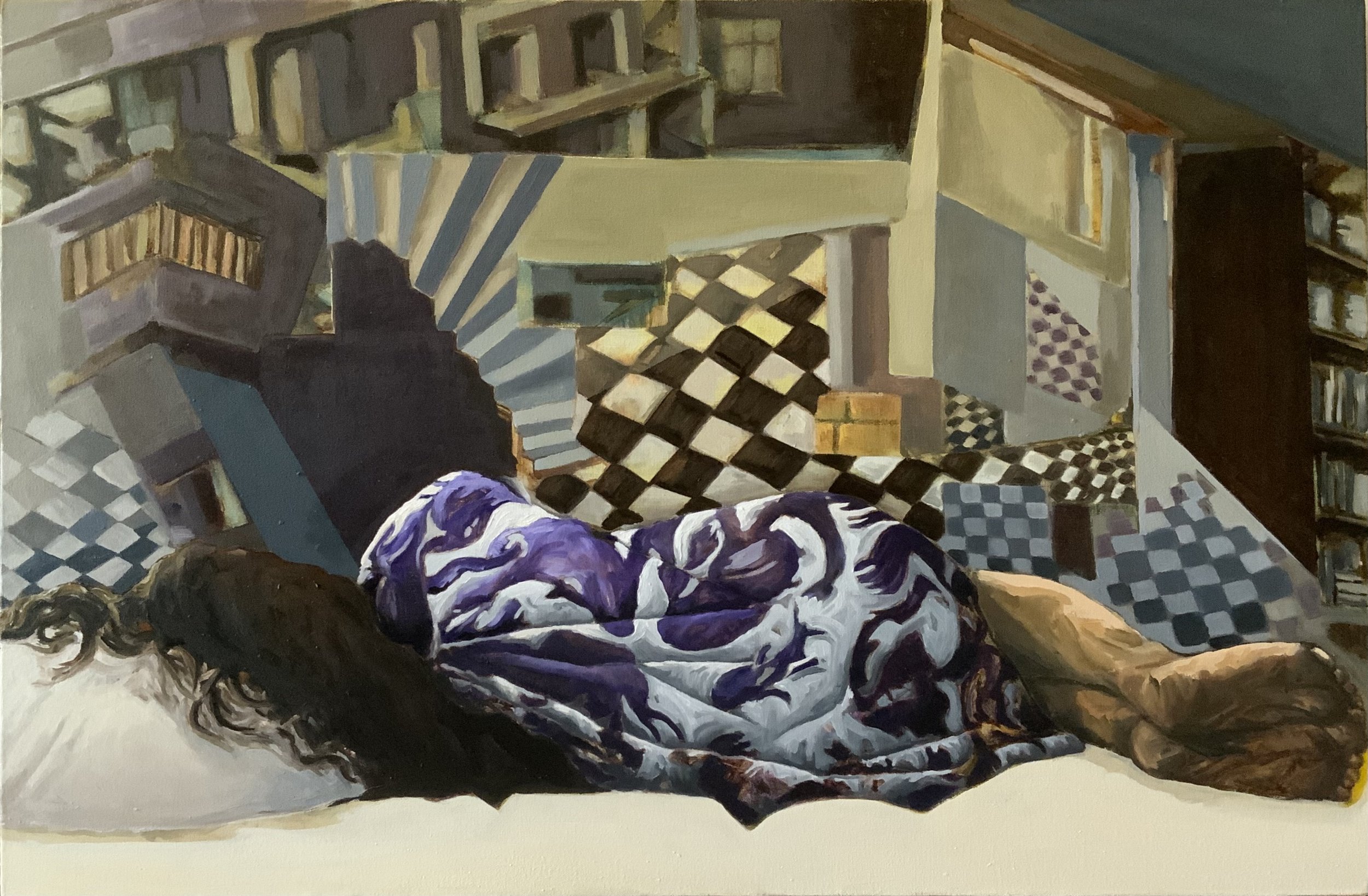 Nightmare_ Oil on canvas_ 24”x36”_2022