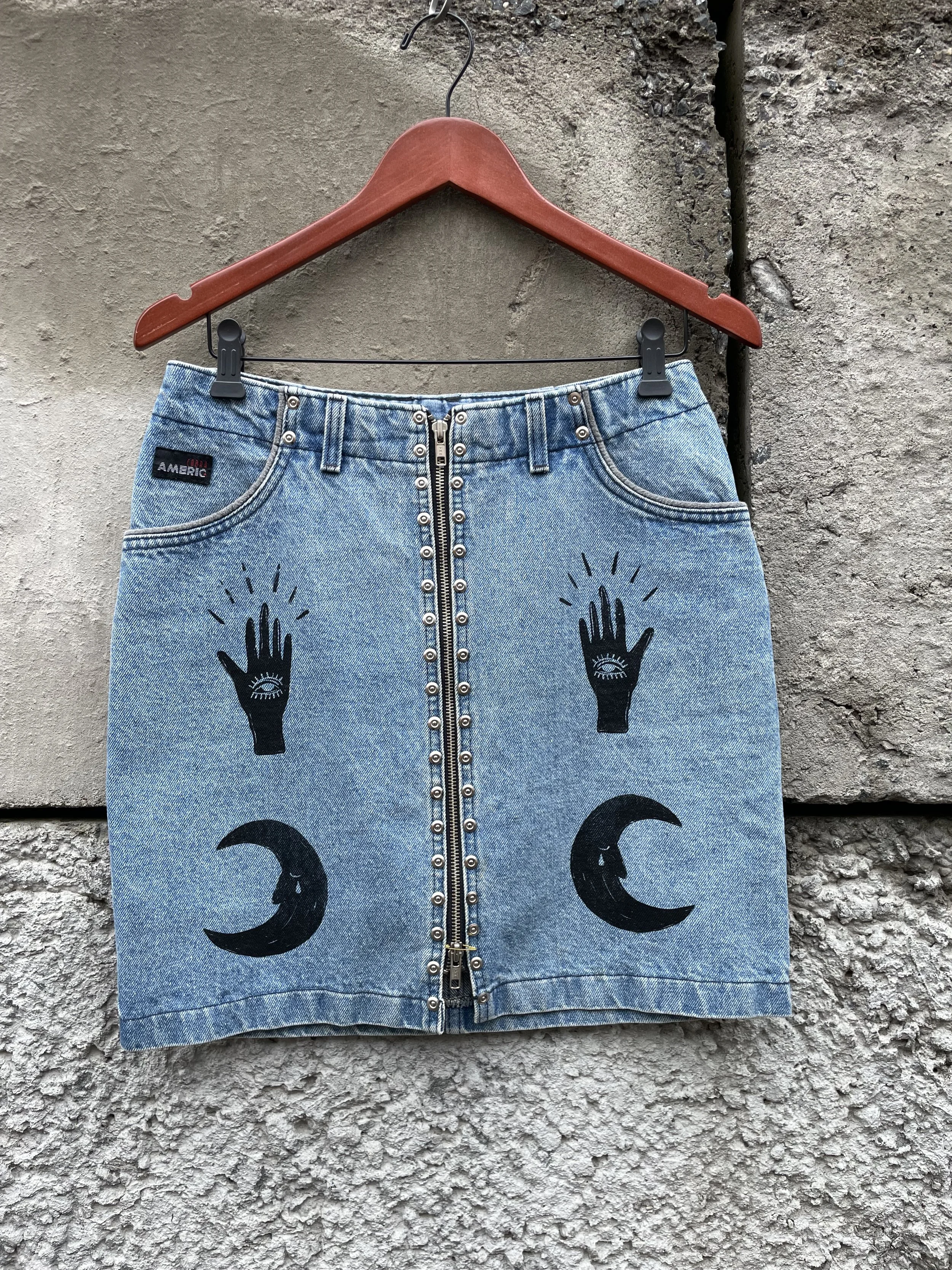Jupe en jeans vintage - taille 28/29