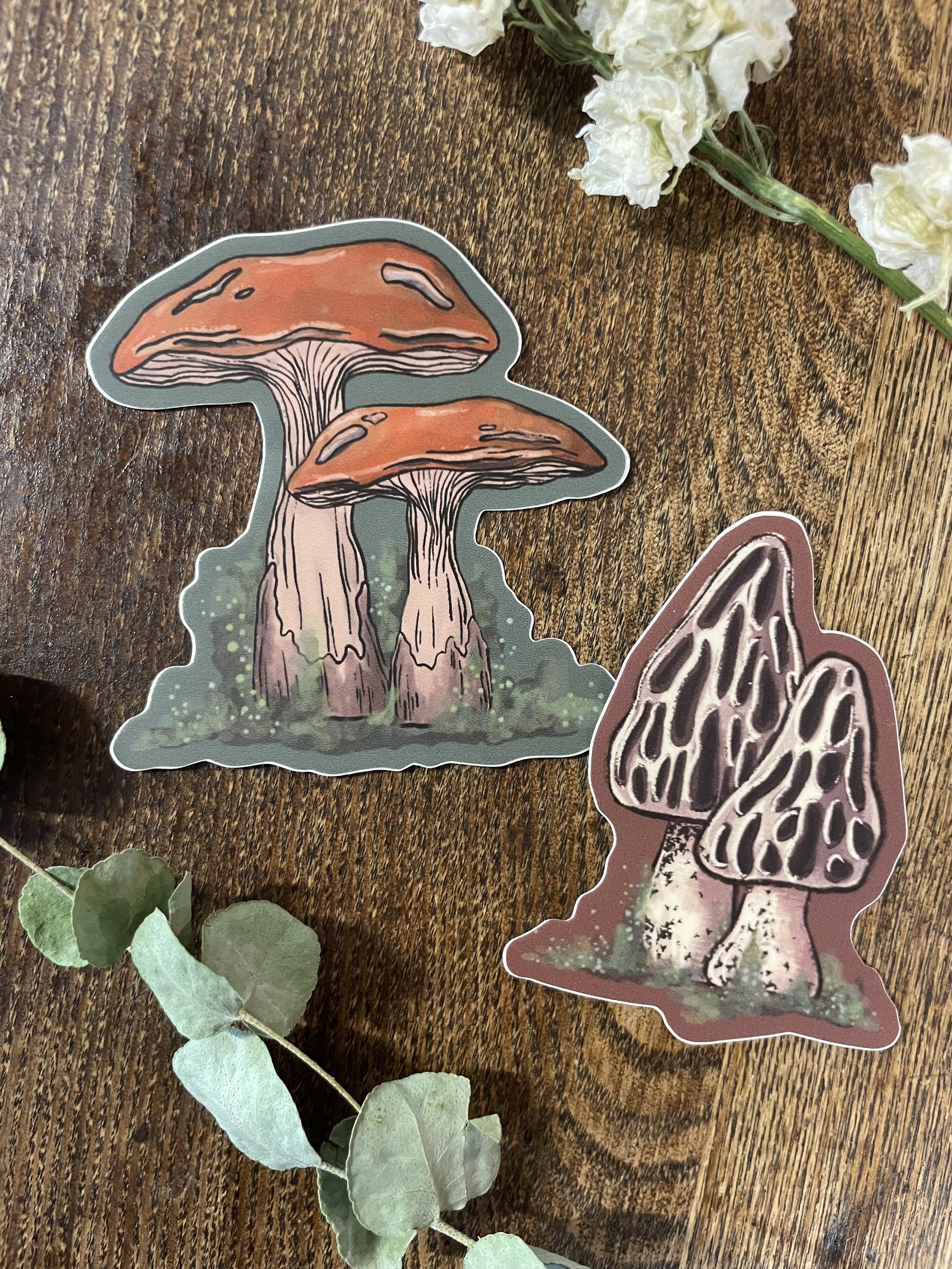 Autocollants champignons