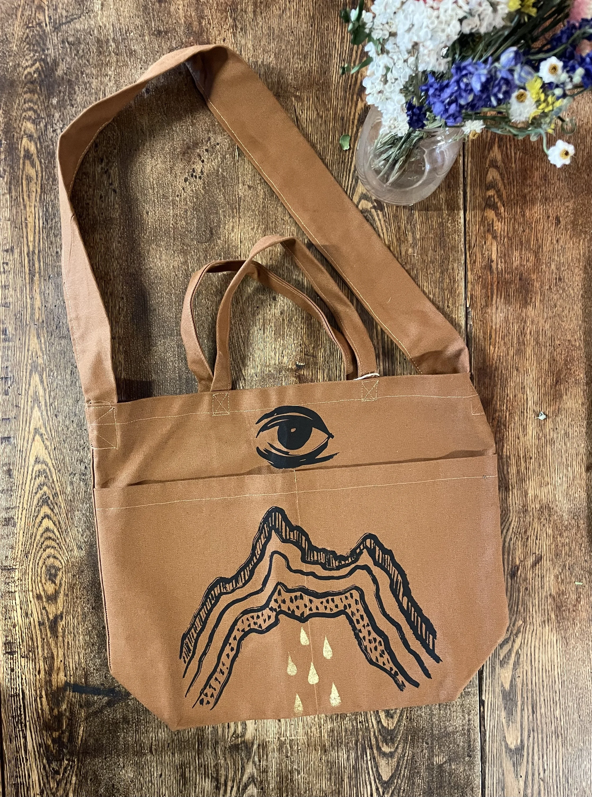 Sac à bandoulière ''Les petites montagnes''