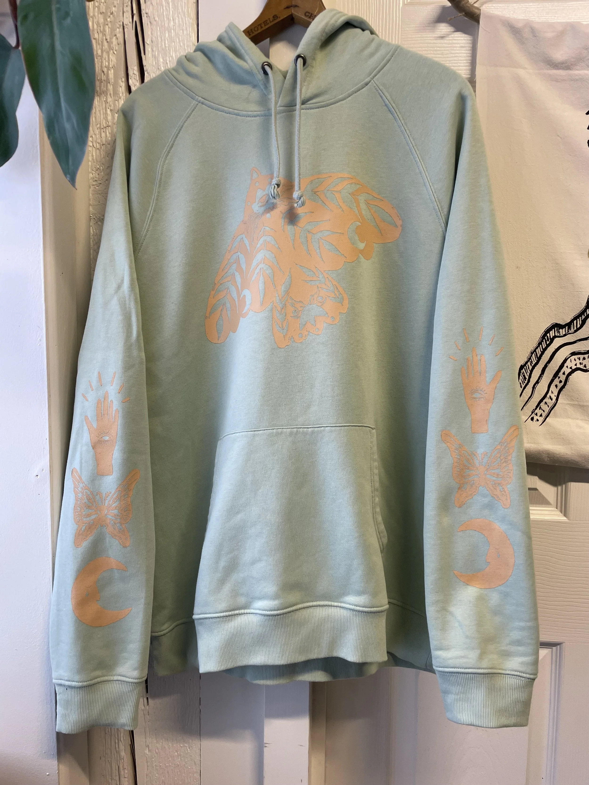 Coton ouaté menthe - Large