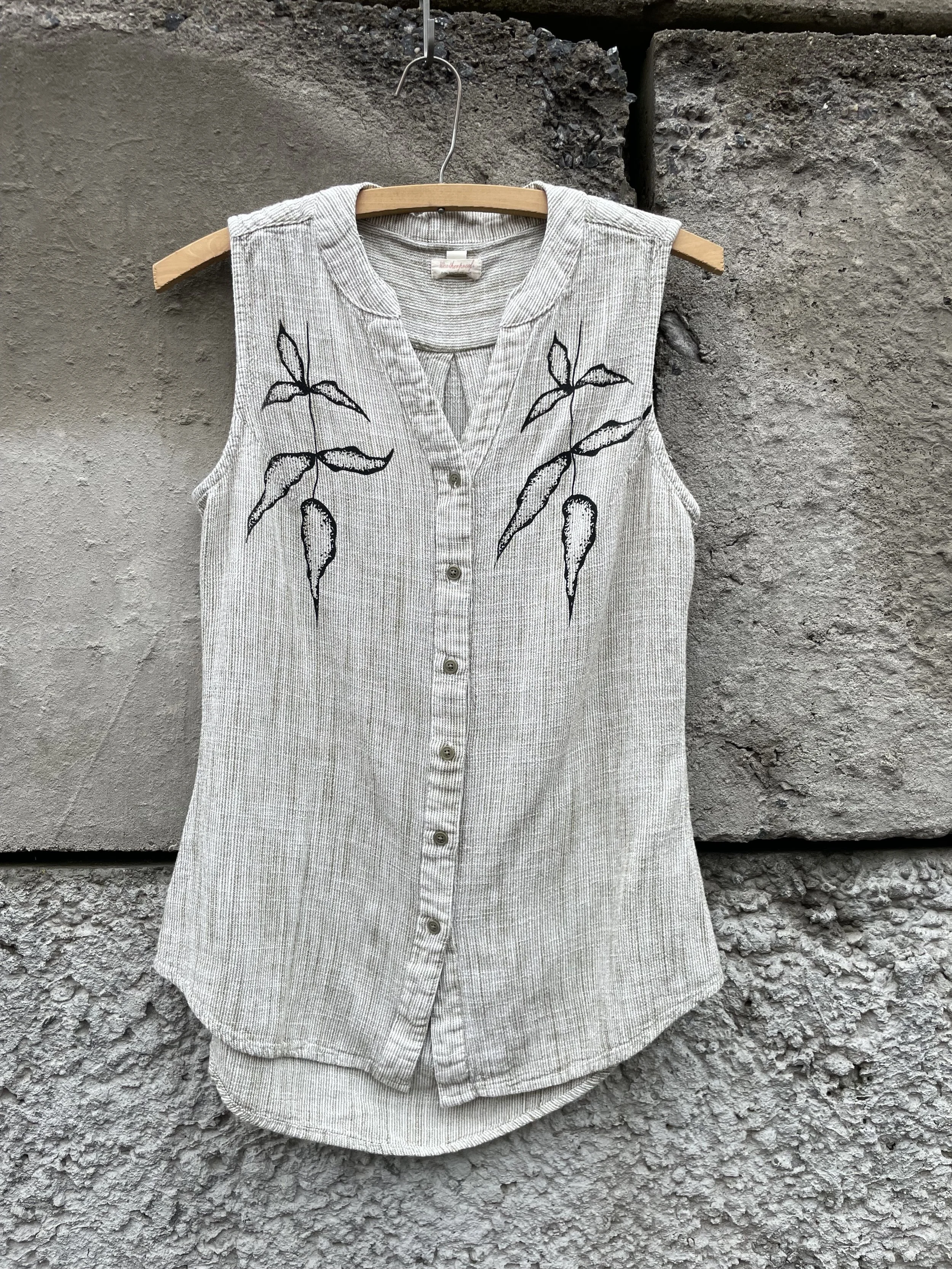 Chemise à rayures en lin - Petit