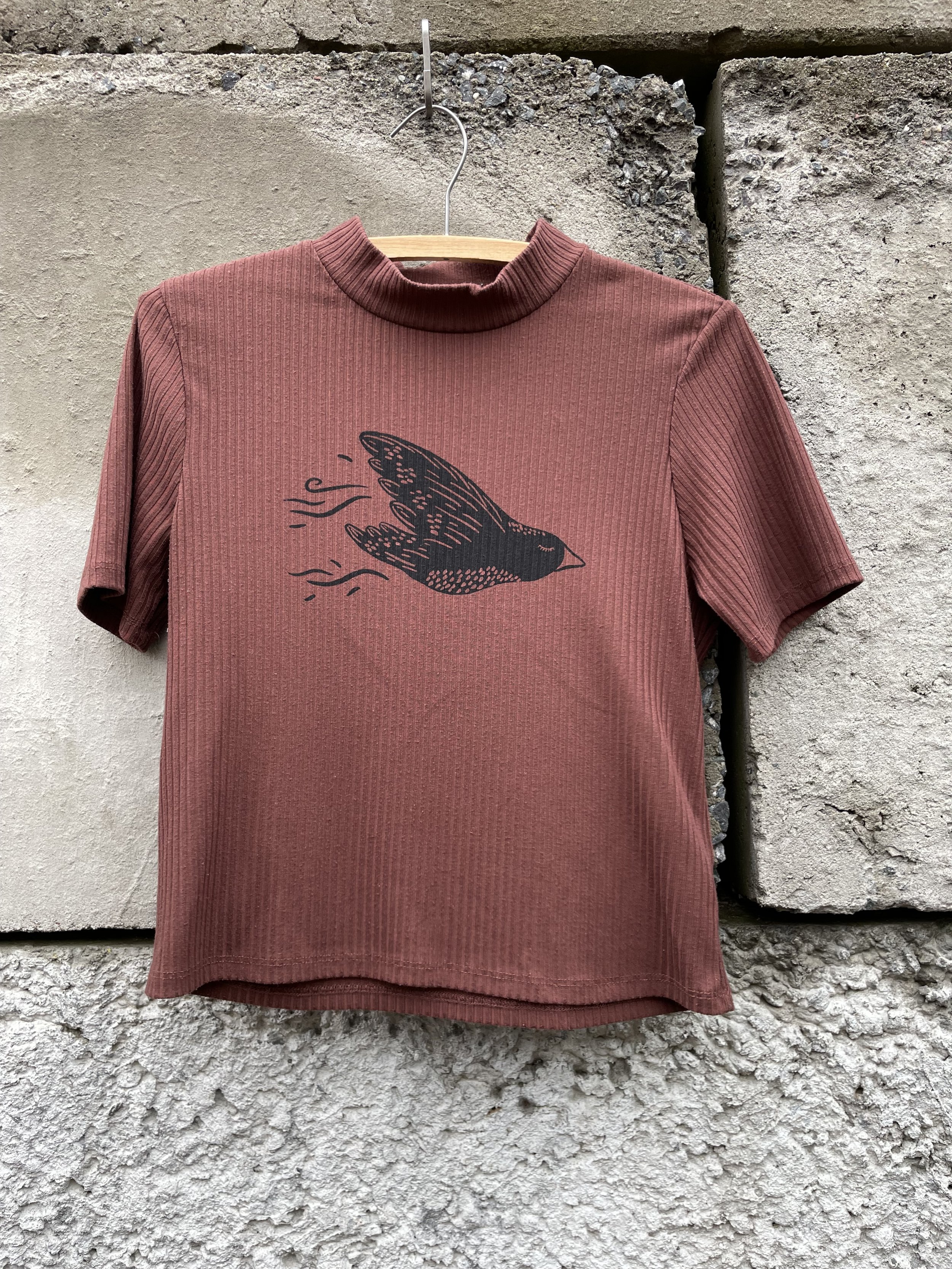 T-shirt brun - Petit / médium