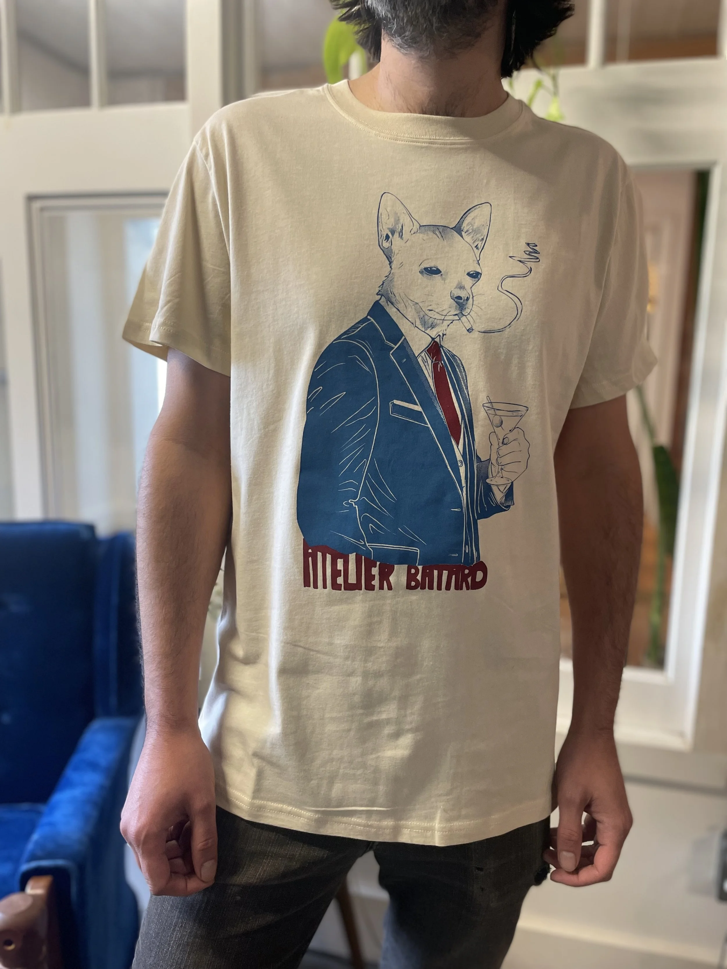 T-shirt Chihuahua - Crème