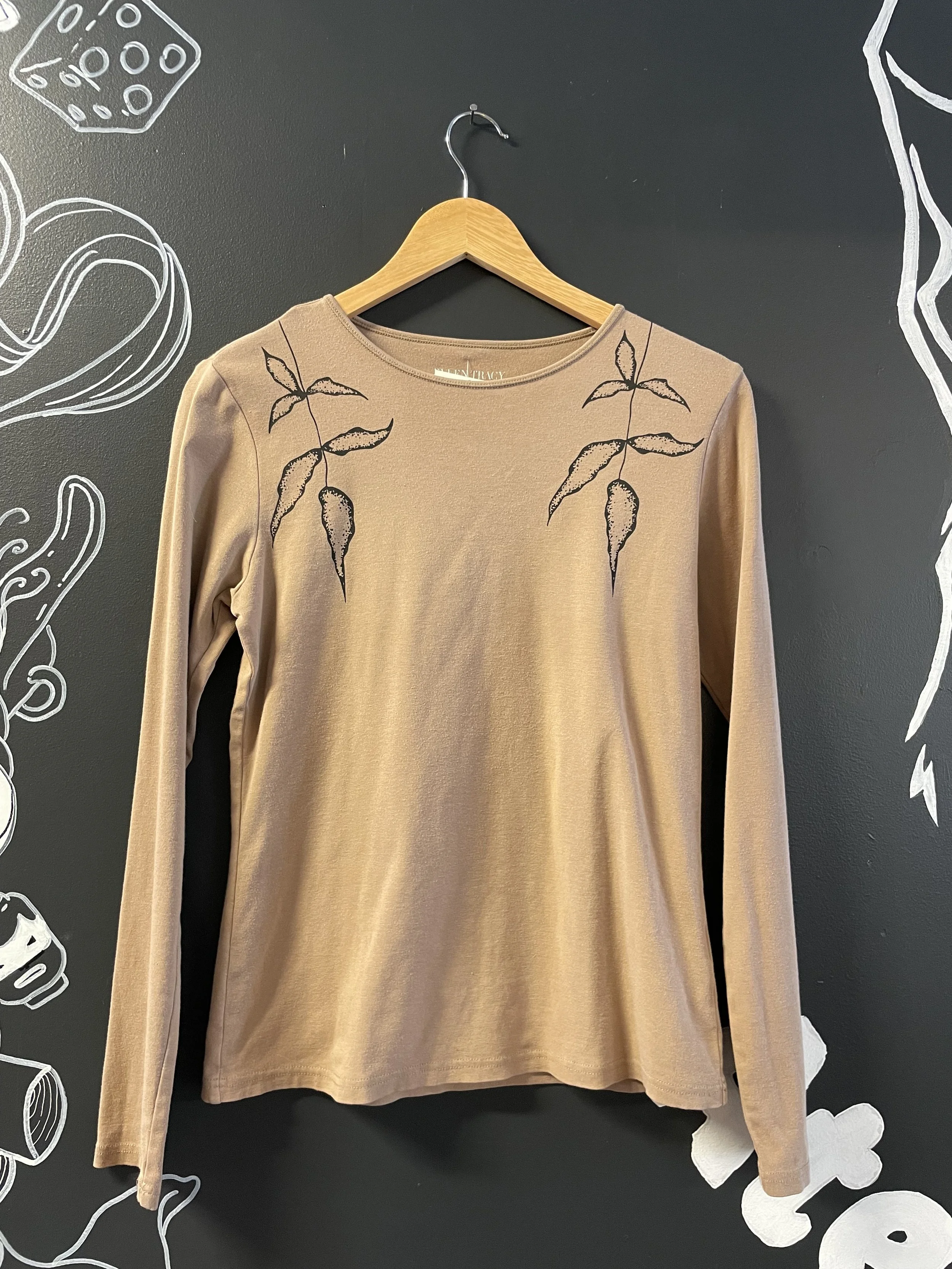 T-Shirt Manches Longues beige - taille petit