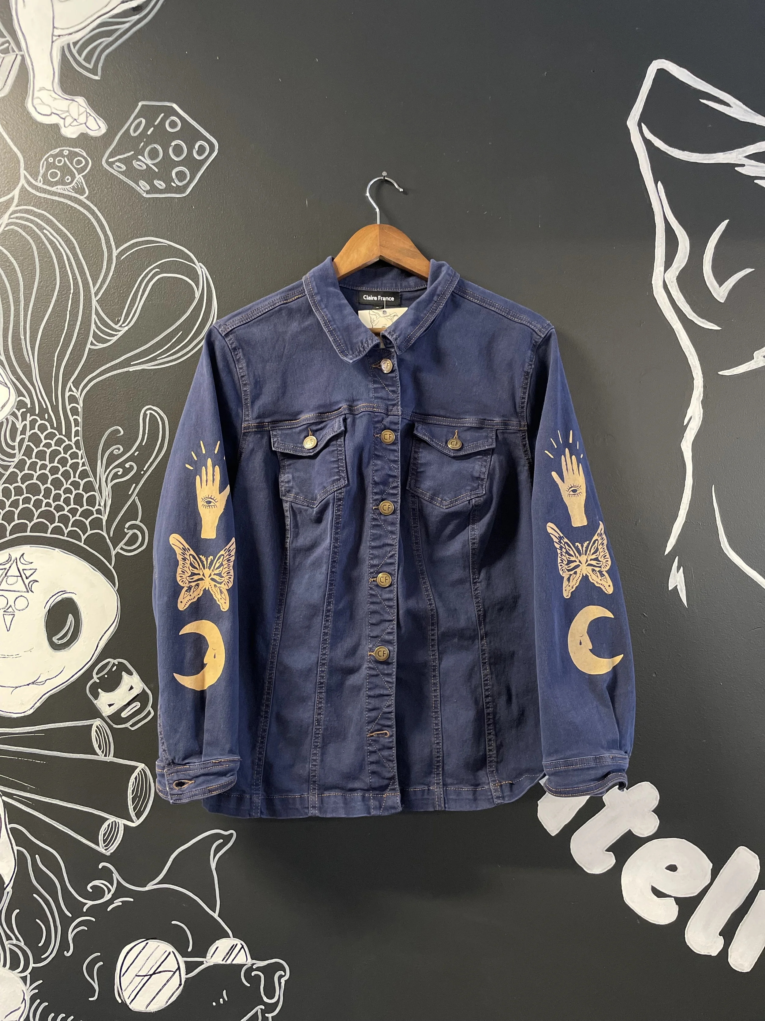 Veste en jeans Marine - taille 18