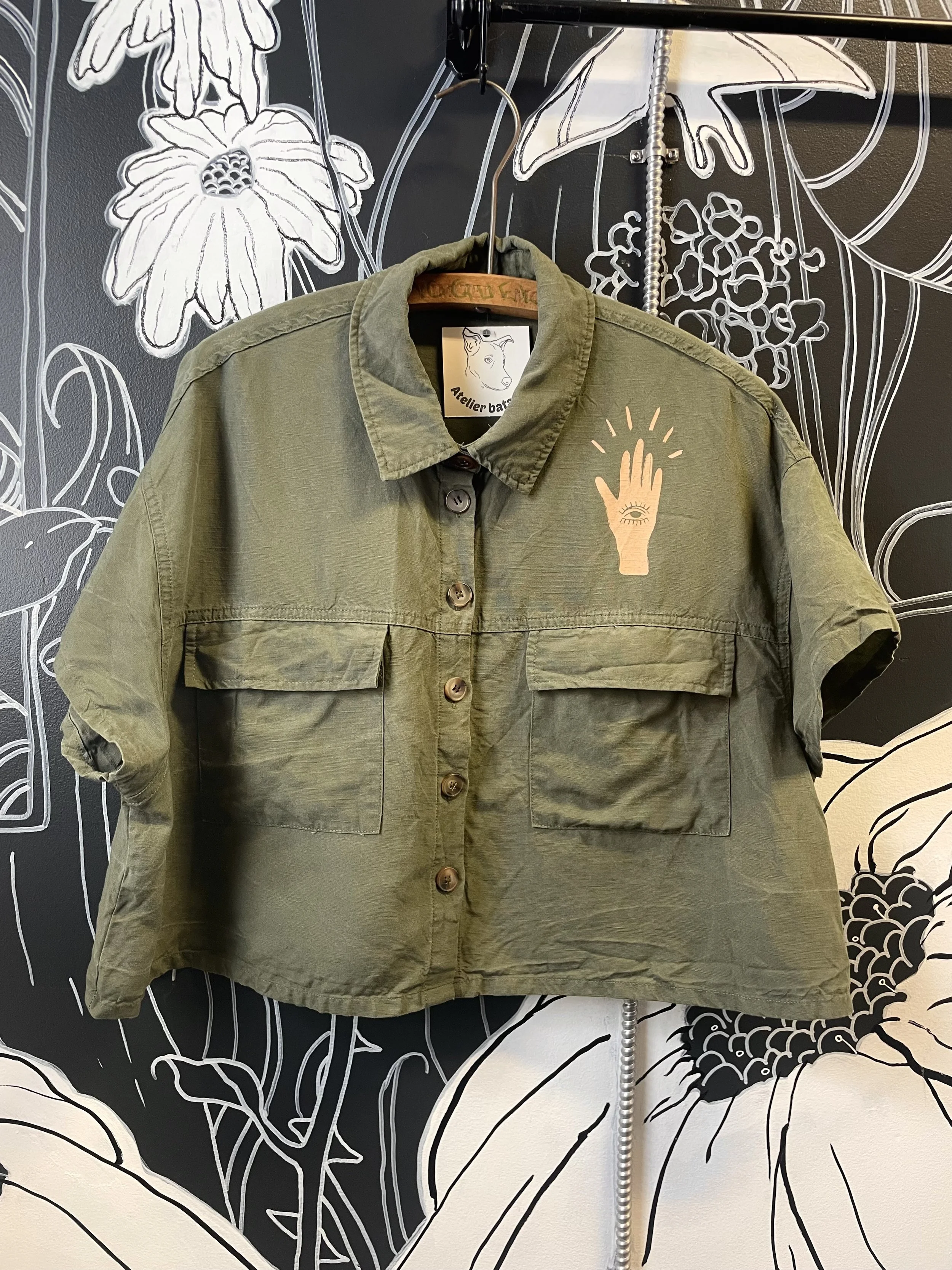 Chemise cropped - médium / large