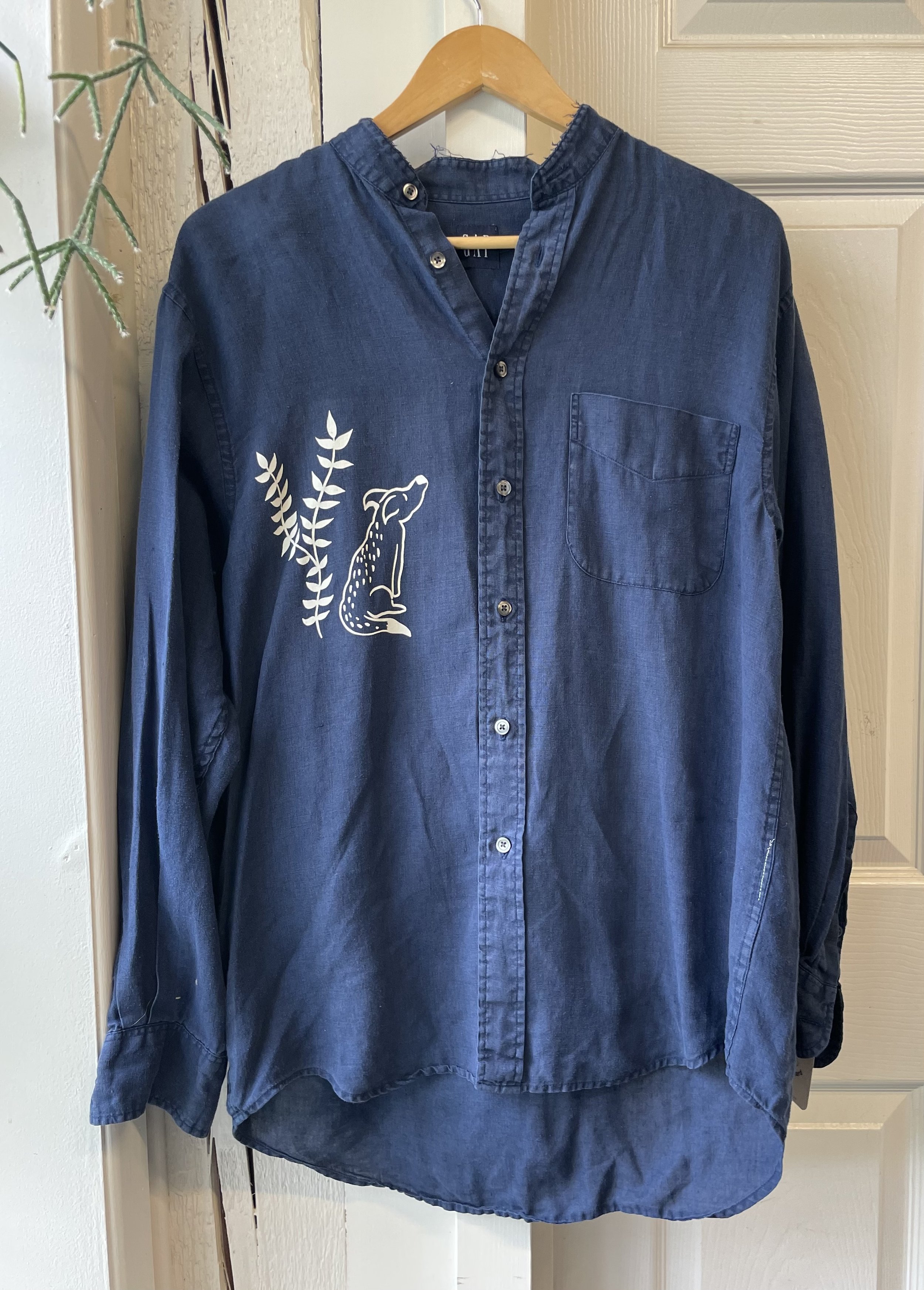 Chemise vintage en lin - Médium