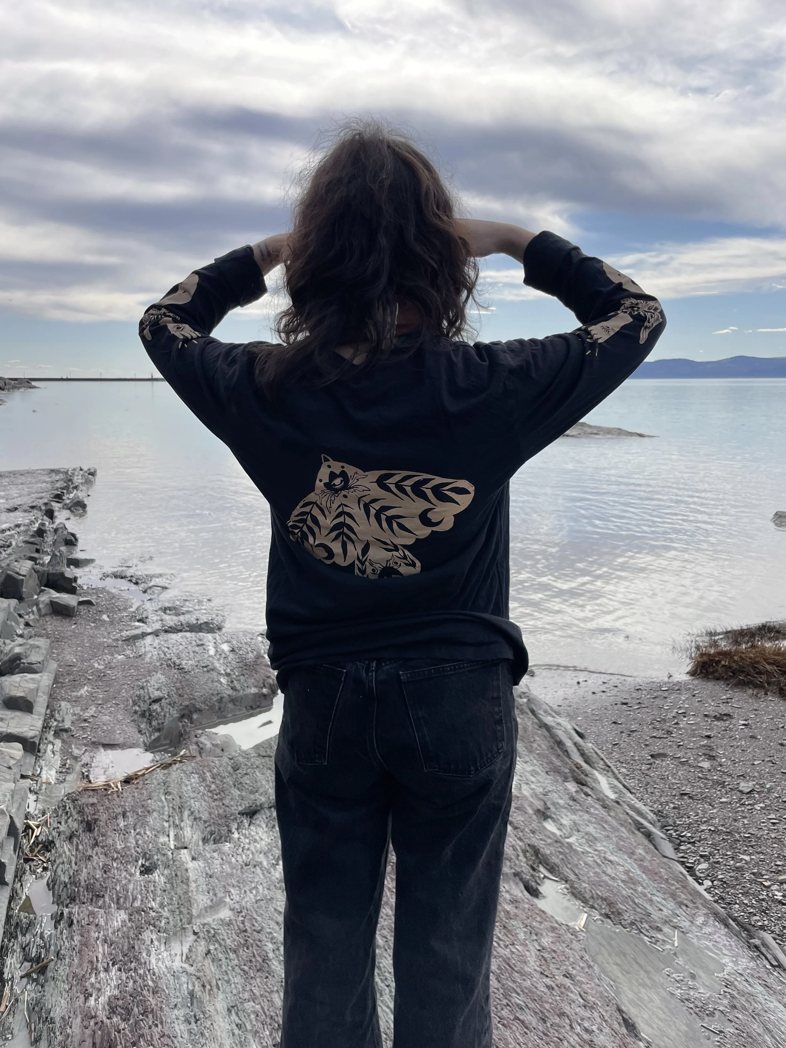T-shirt manches longues ''L'oiseau sauvage''