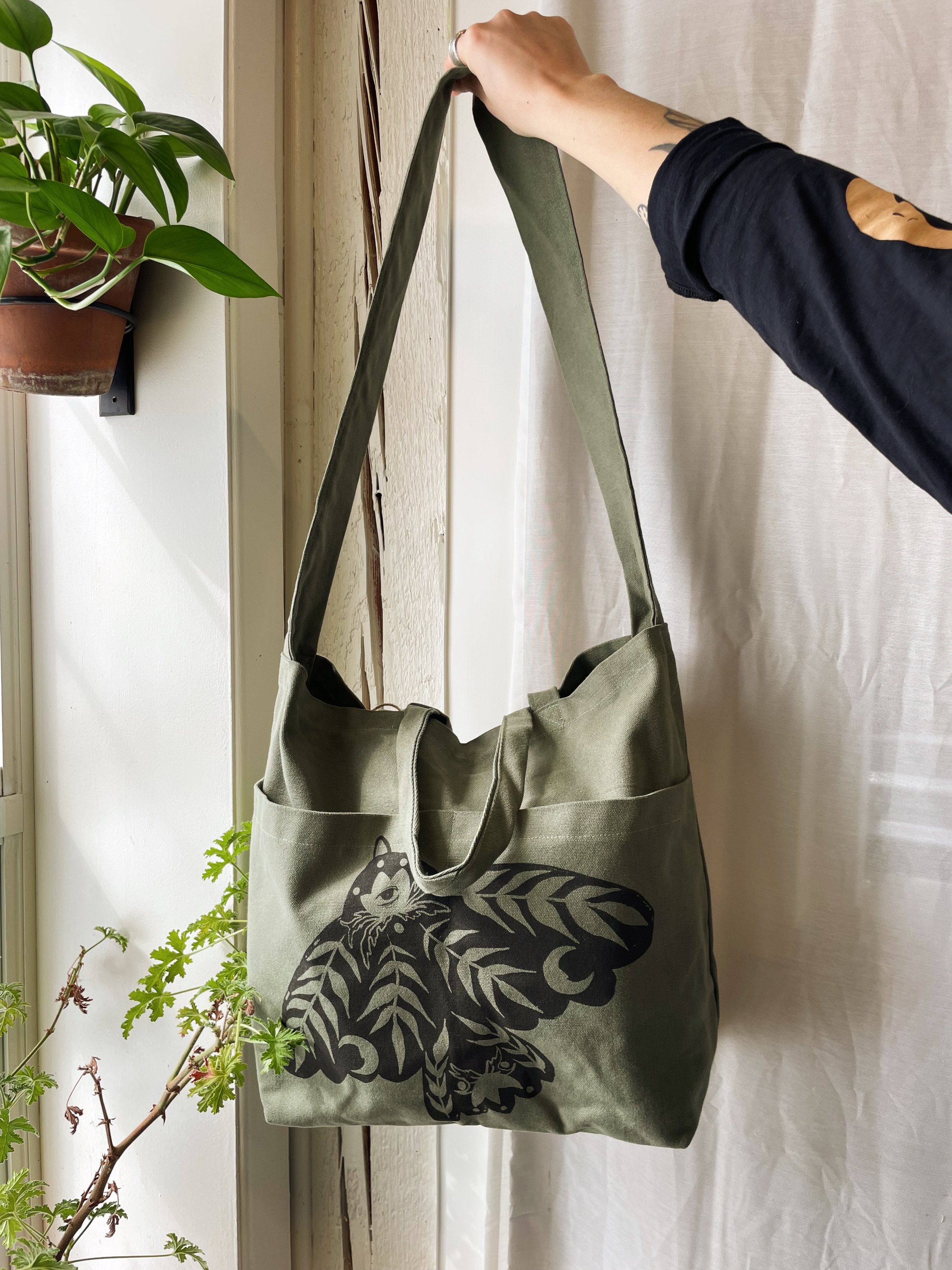 Sac à bandoulière ''L'oiseau sauvage''