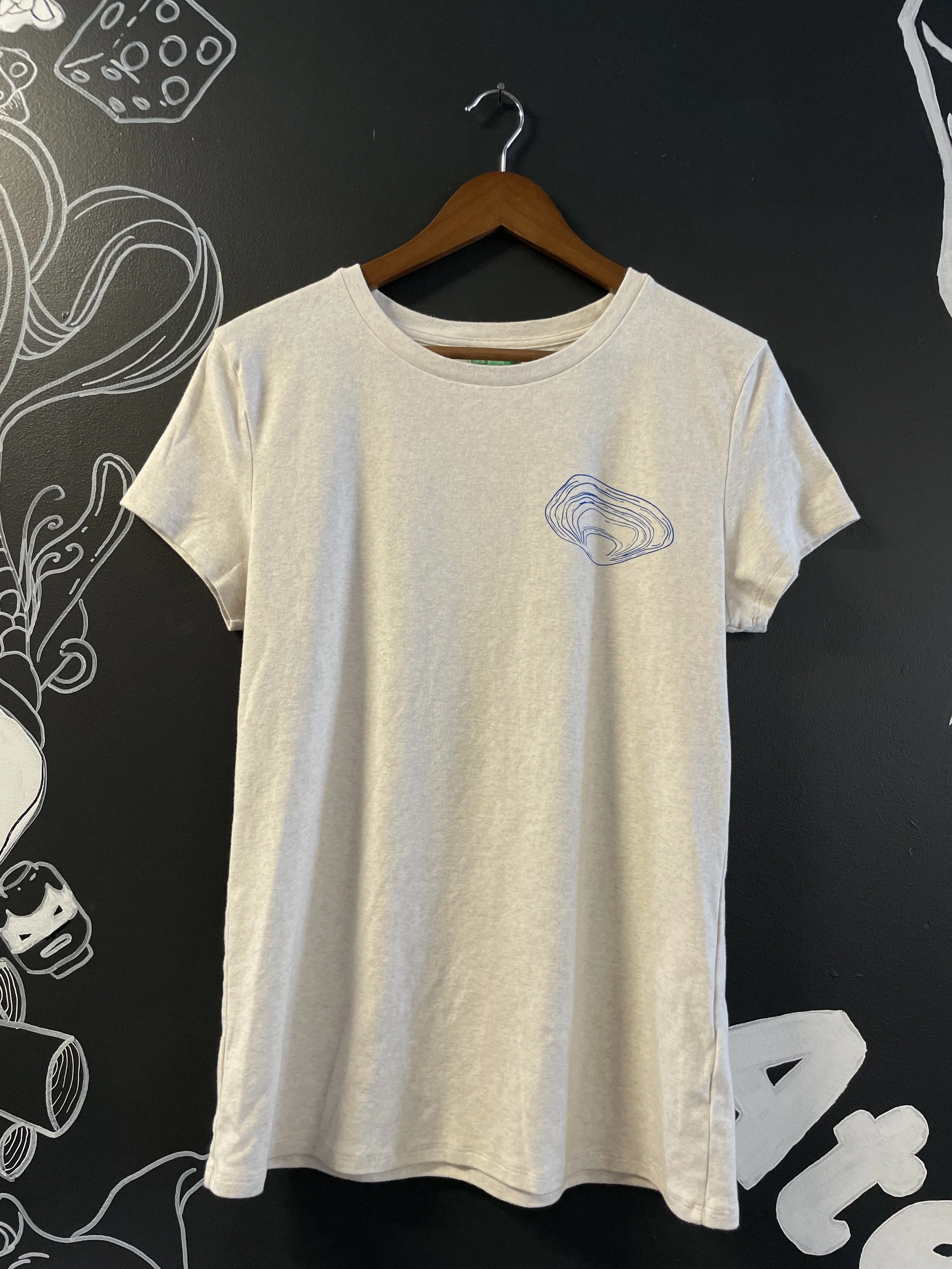 T-shirt crème chiné - Médium / large