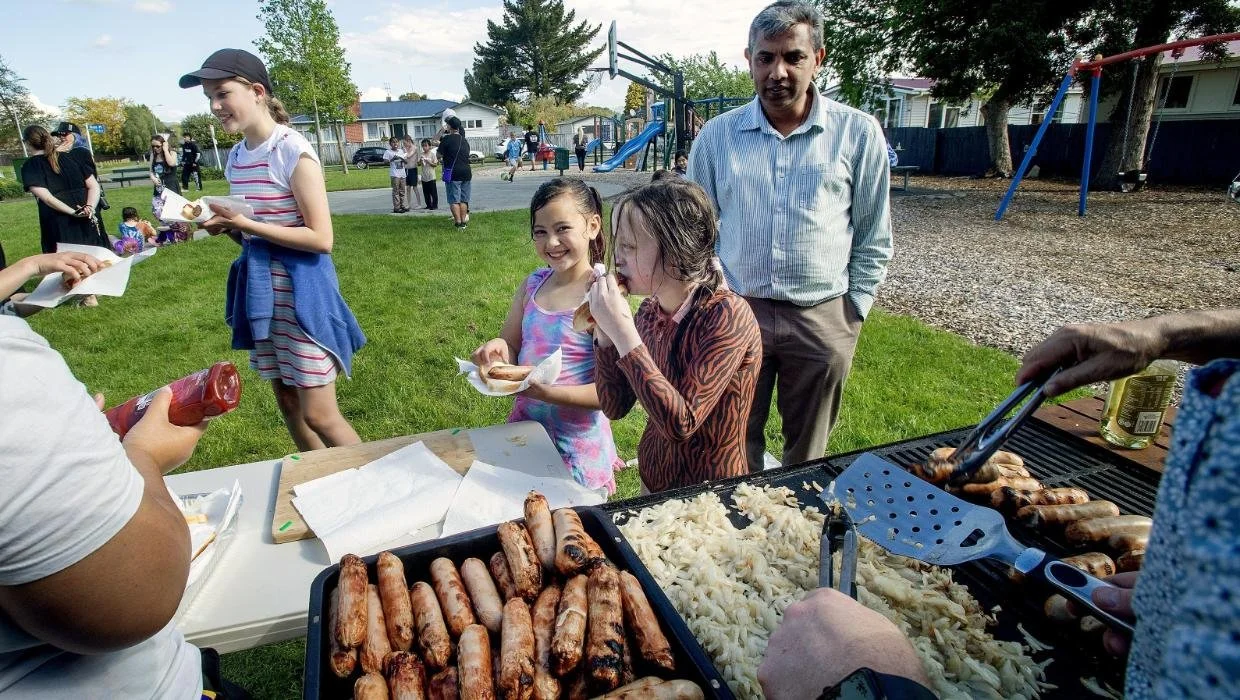 The free event had games, ice creams and a sausage sizzle.Warwick Smith / Manawatū Standard