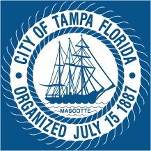 Logo de la ciudad de Tampa, Florida - Organizado en Julio 15 del 1887