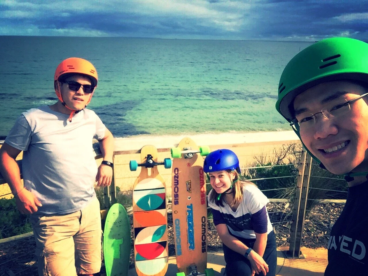 Skateboarding in Brighton near Melbourne