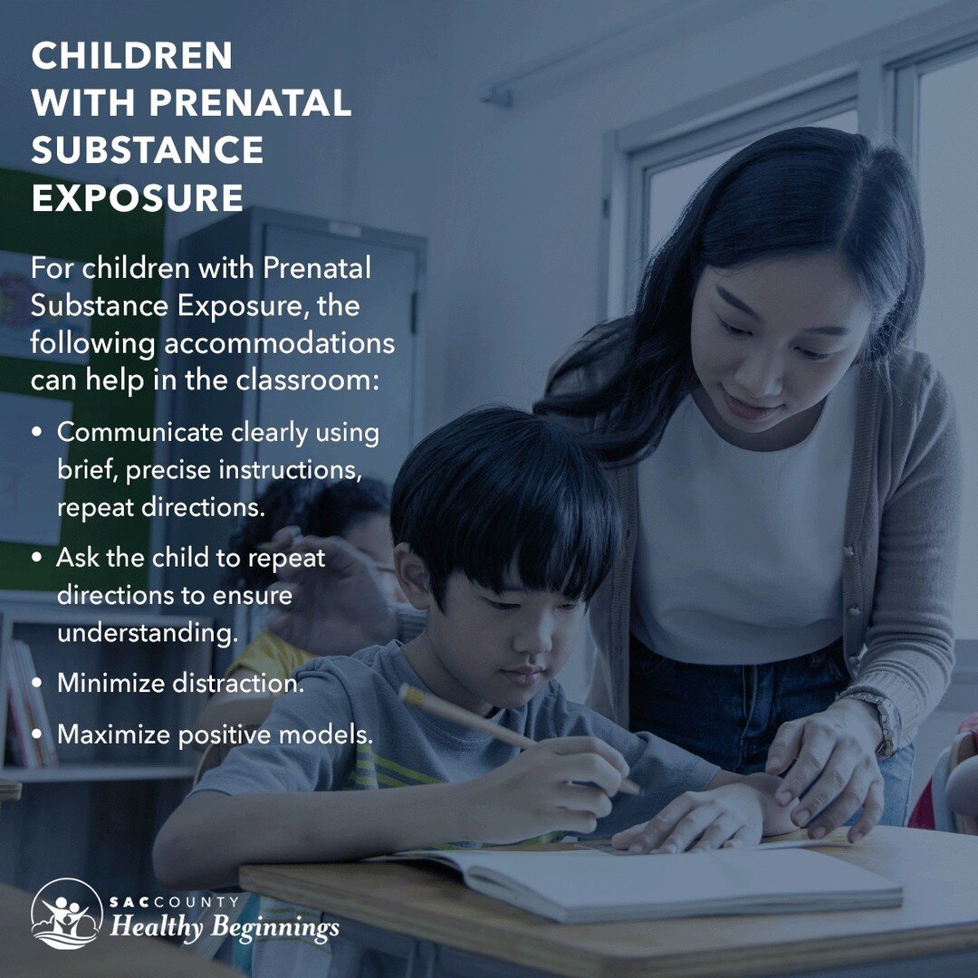 If you're a parent or a teacher of a child with Prenatal Substance Exposure, we're glad to share strategies with you to help them manage daily activities, whether at home or in the #classroom. Our article, &quot;Behavior Management Hints,&quot; can b