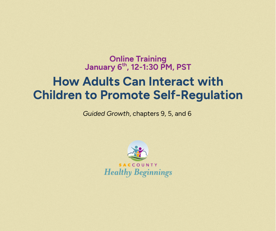 How Adults Can Interact with Children to Promote Self-Regulation