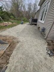 New back patio prep