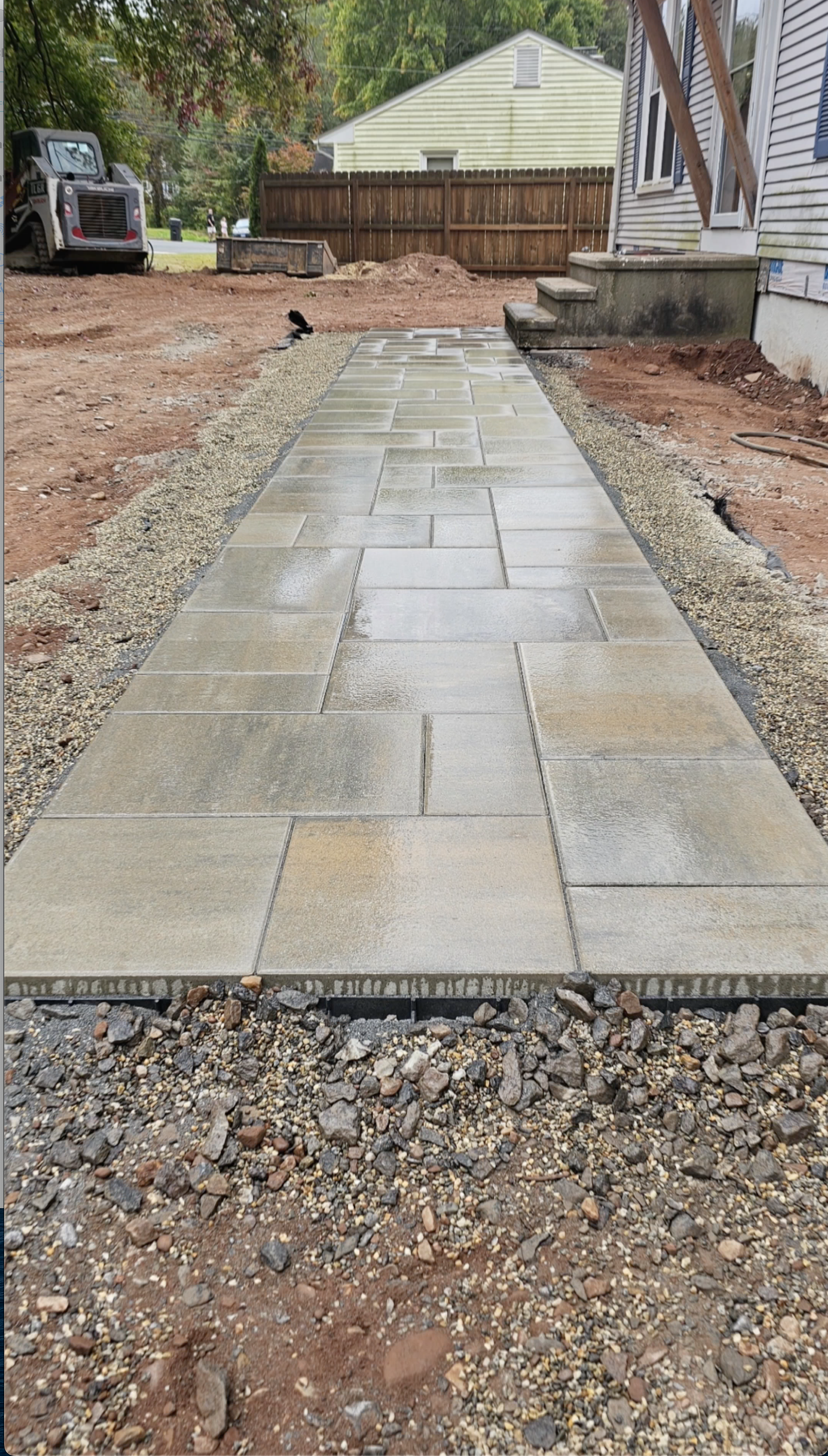 New front walkway finished