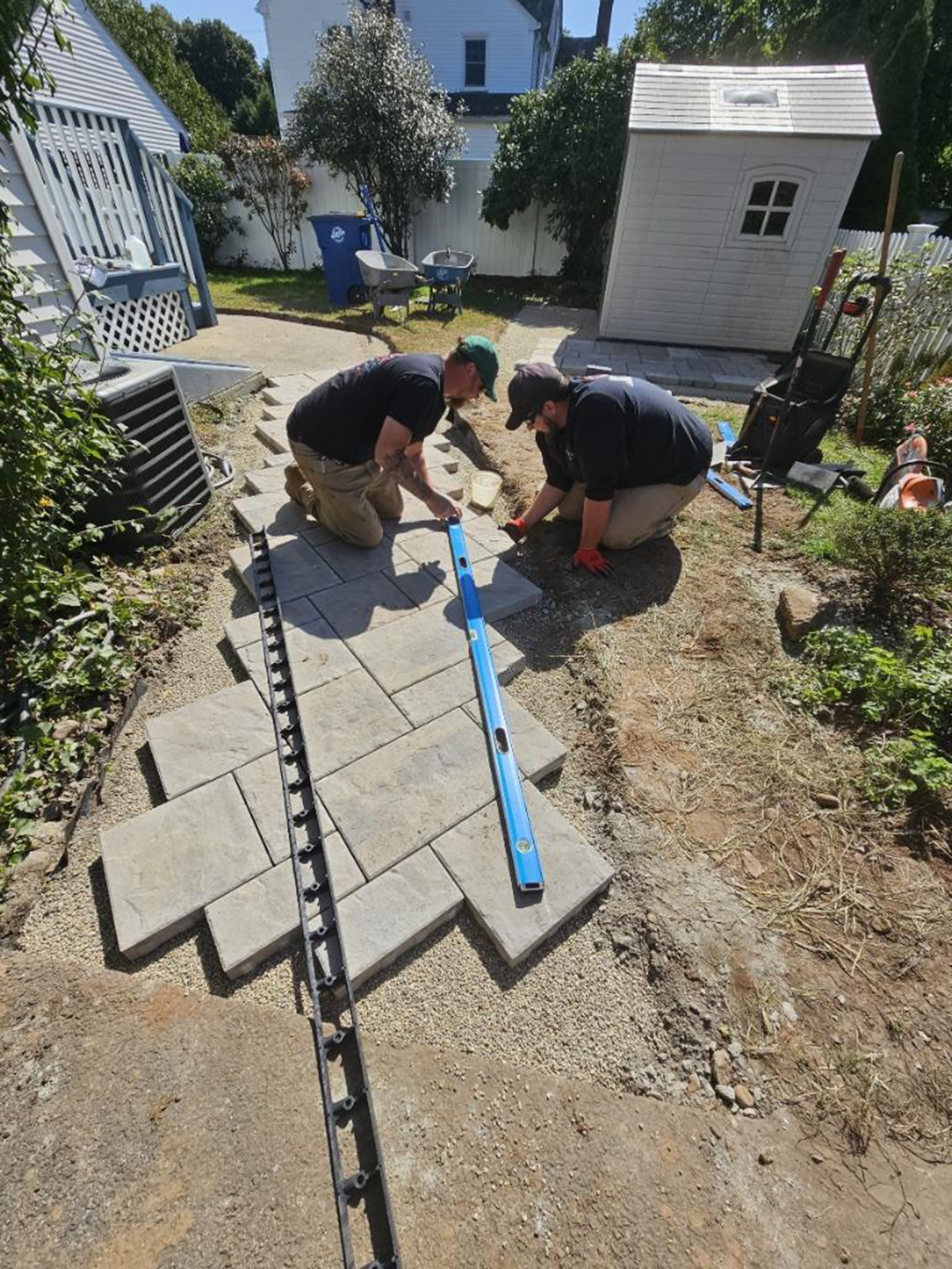 Getting after a new sidewalk