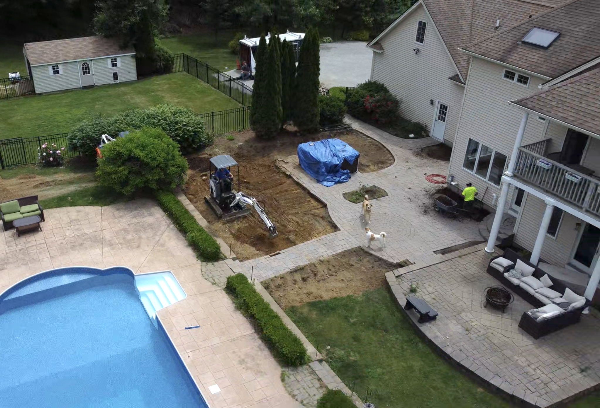 Restoring existing patio and walkway