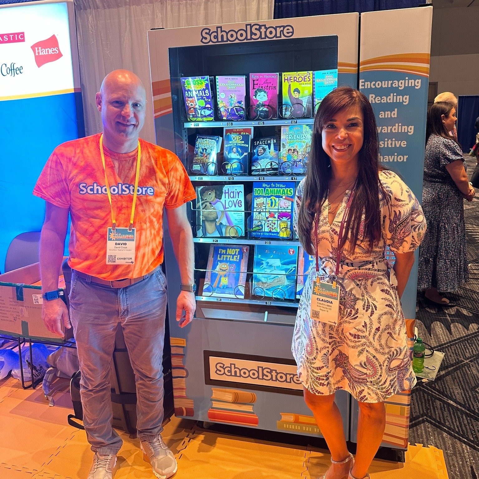 🎉 We Have a Winner! 🎉
Congratulations to Claudia Lopez of Goliad Elementary
School in Odessa, TX—the lucky recipient of our Book Vending Machine giveaway at #TEPSA2025! 📚🎁
We’re so excited for the students at Goliad Elementary to