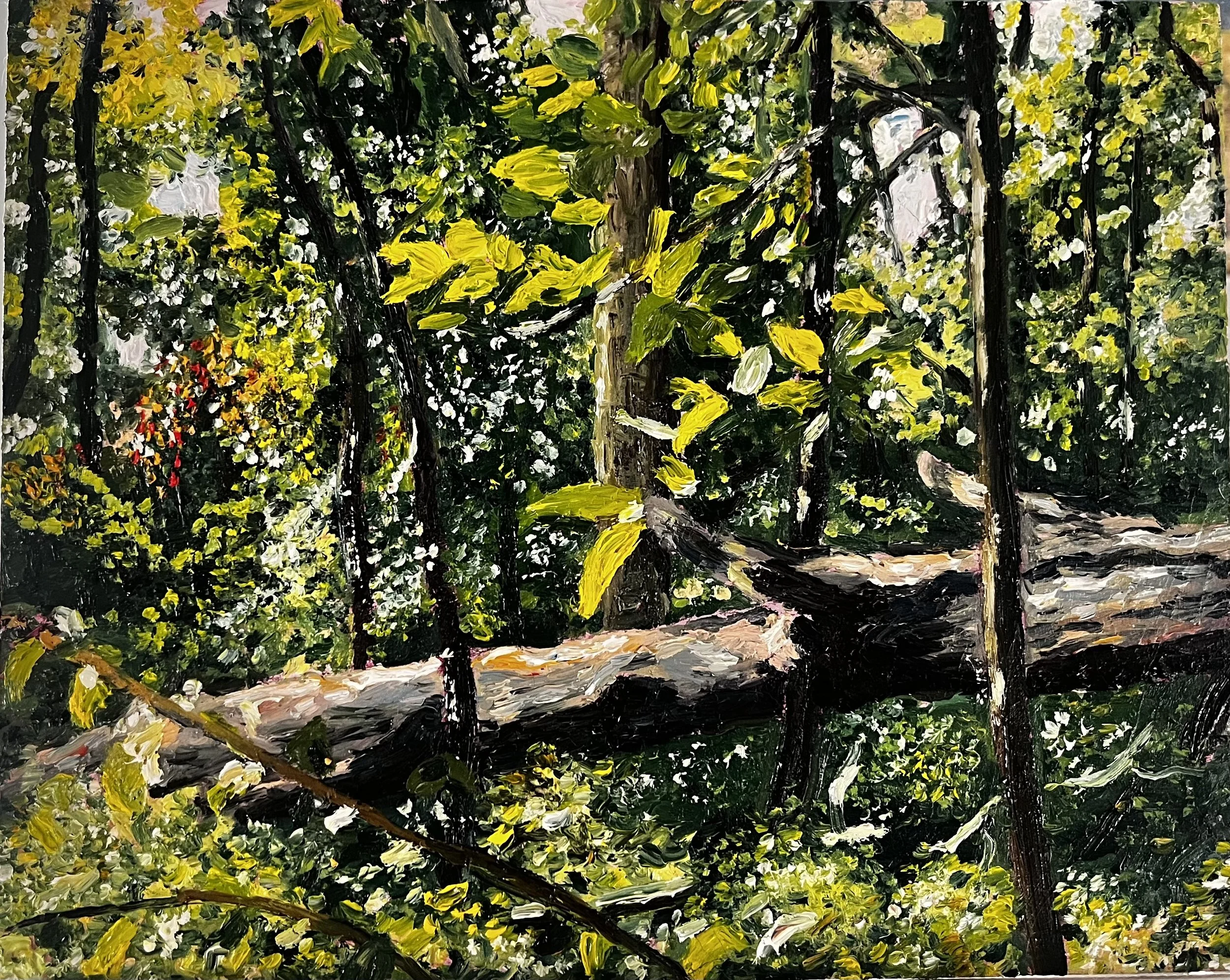 Kensington, oil on wood board, 2025