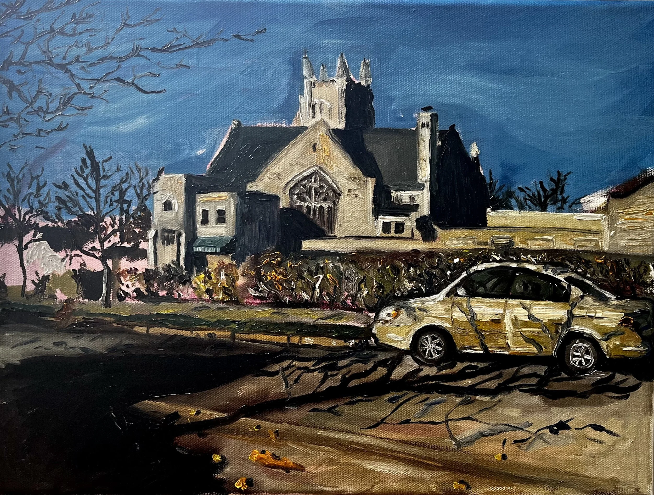 Sun Day, oil on canvas, 2024