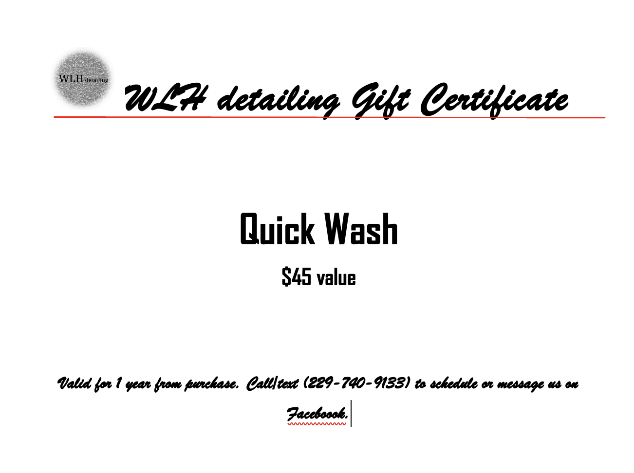WLH Detailing