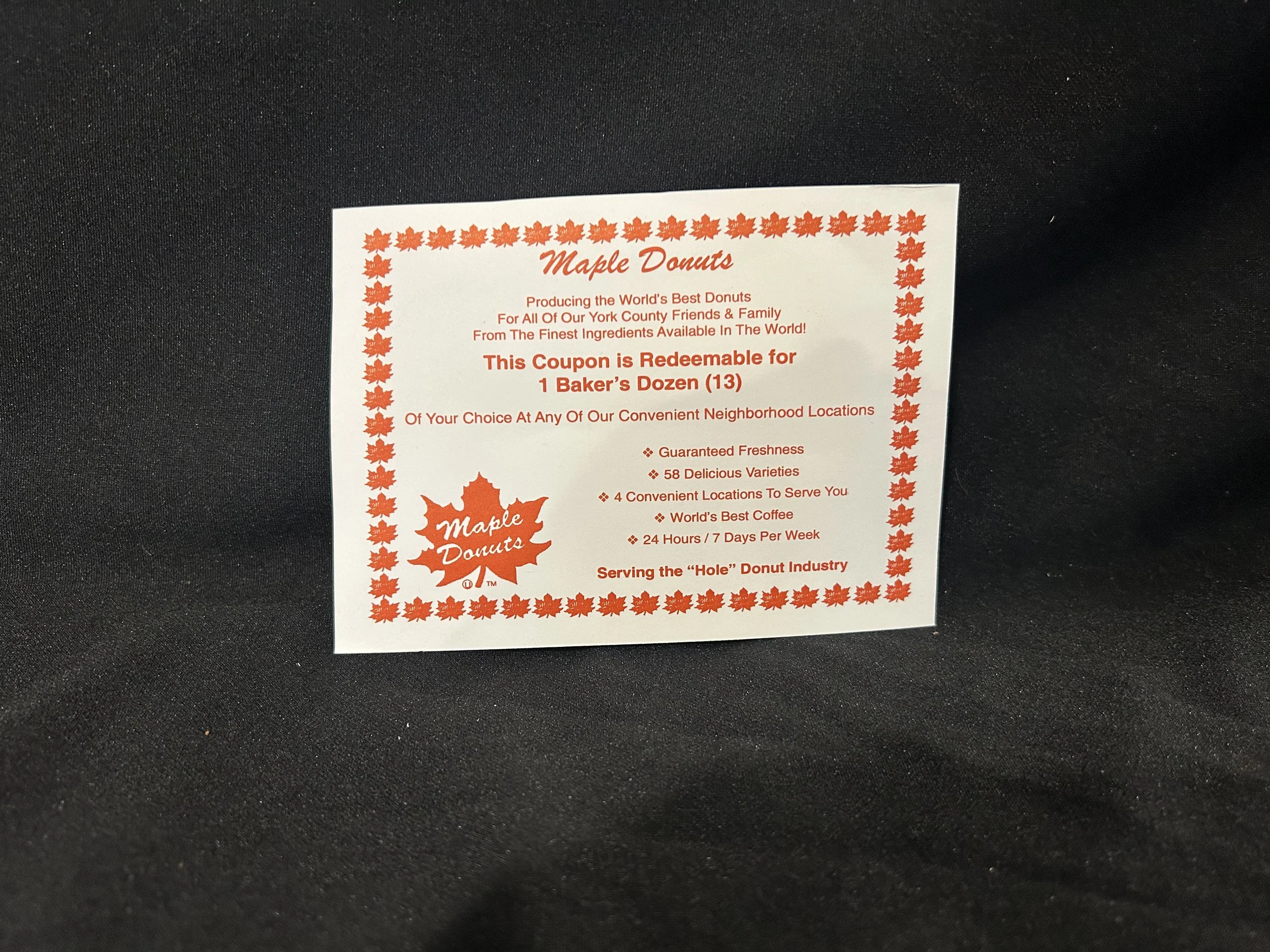 Maple Donuts Gift Card