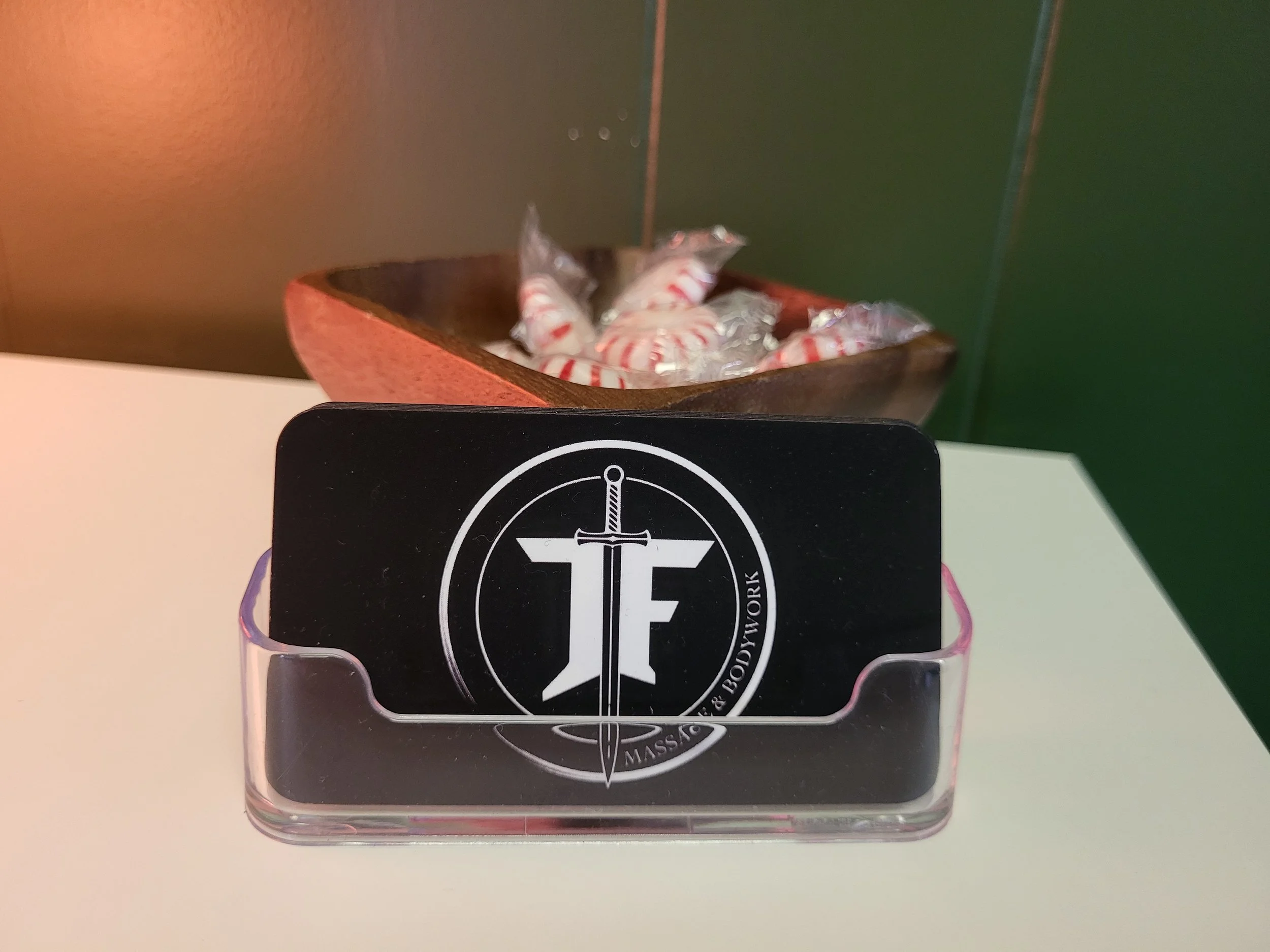 JF Bodywork Business Cards
