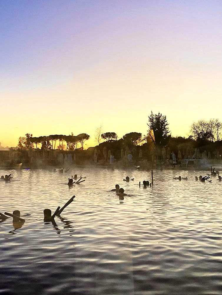 Finding a new skin at Terme di Saturnia in Italy