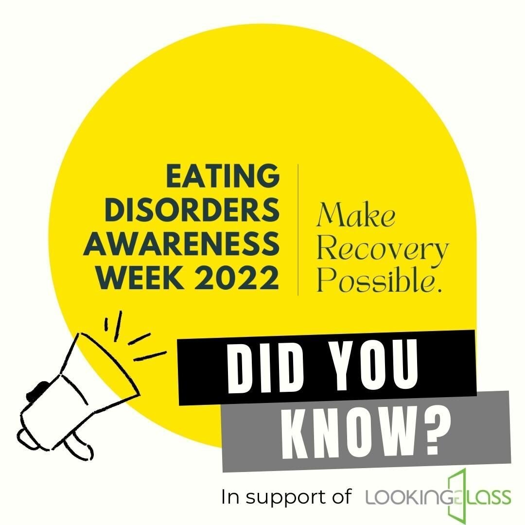 Did you know? 

The Eating Disorders Awareness Week 2022 has officially started today and I have been waiting to share this wonderful news with you for a while... 
I am very proud and honored to partner with the @lookingglassbc for their Make Recover