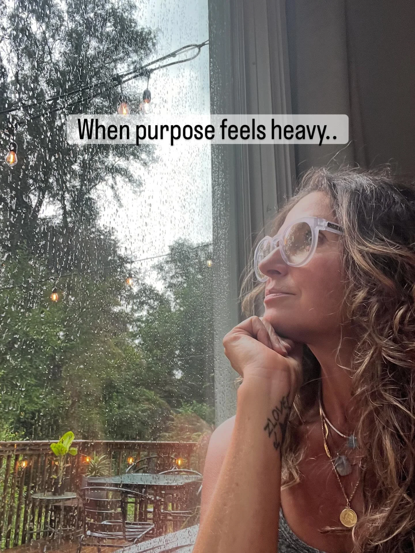 ✨ When purpose feels heavy&hellip;
I had a whole other post planned. It was polished - &ldquo;ready.&rdquo;
But something in me whispered, &ldquo;Not this. Not today.&rdquo;
 So I listened.
And what surfaced was the ache I&rsquo;ve carried quietly fo