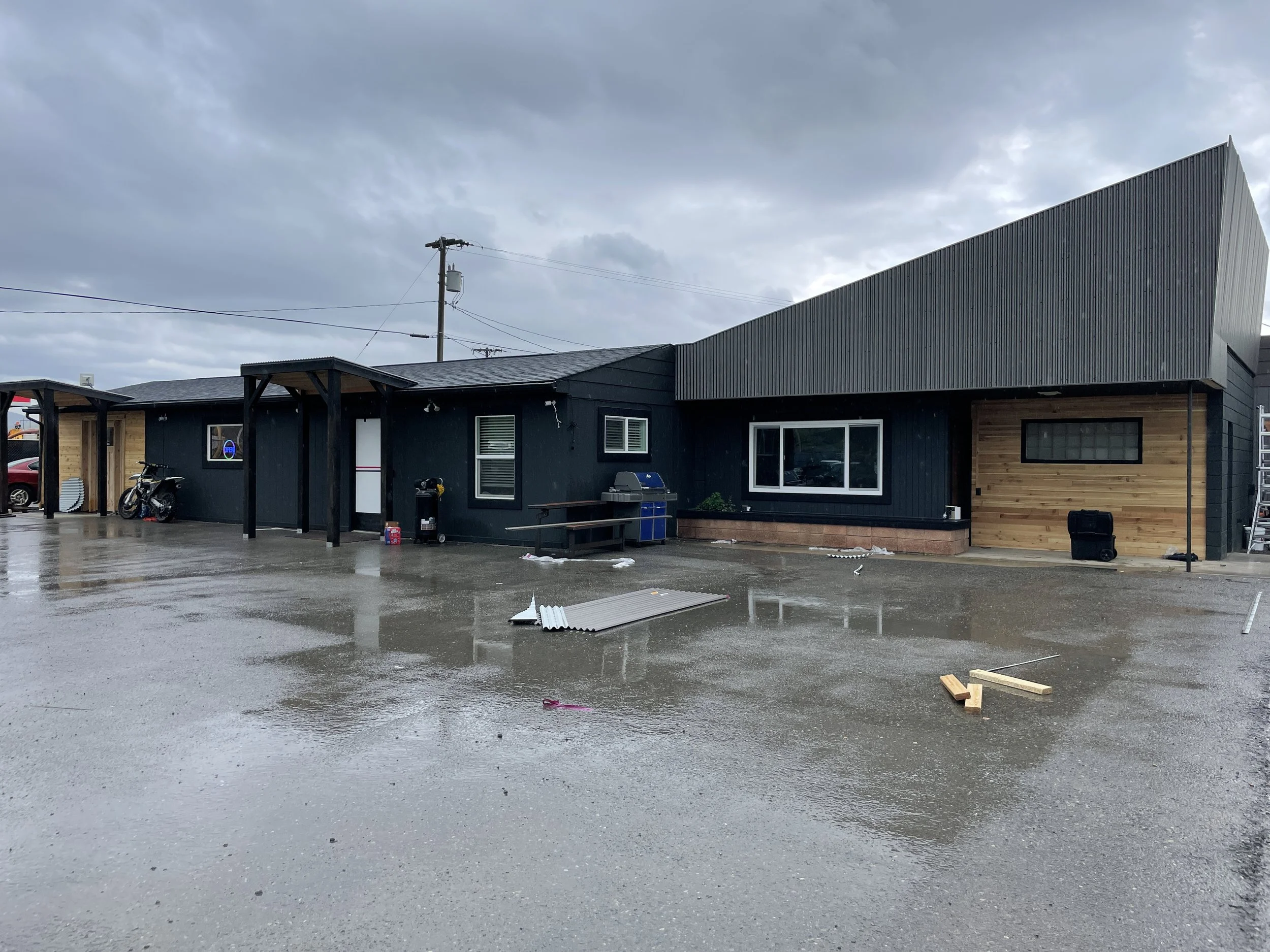 Refaced building in Anaconda