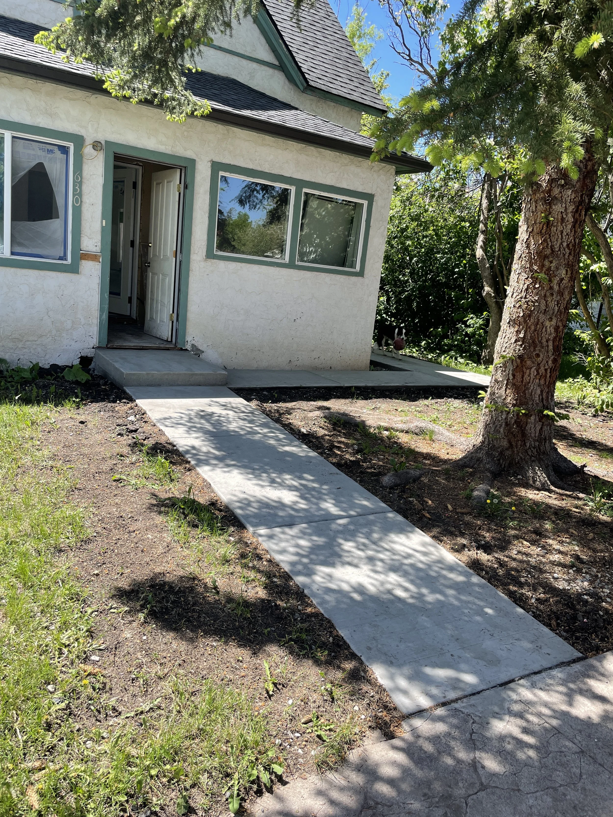 Flatwork poured with Bzm Ops