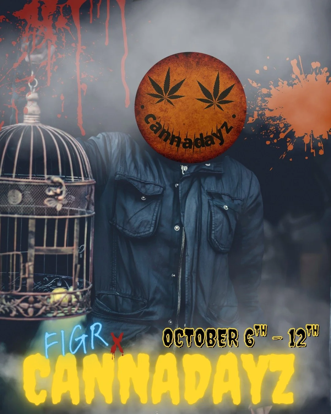 BOO! Our Cannadayz x @figrinc starts tomorrow! Be ready for Spooky Sales and giveaways! Only available here at Naturally Bongins! 

 #naturallybongins #elevatedheadshop #smoke #cannabis #cannabiseducation