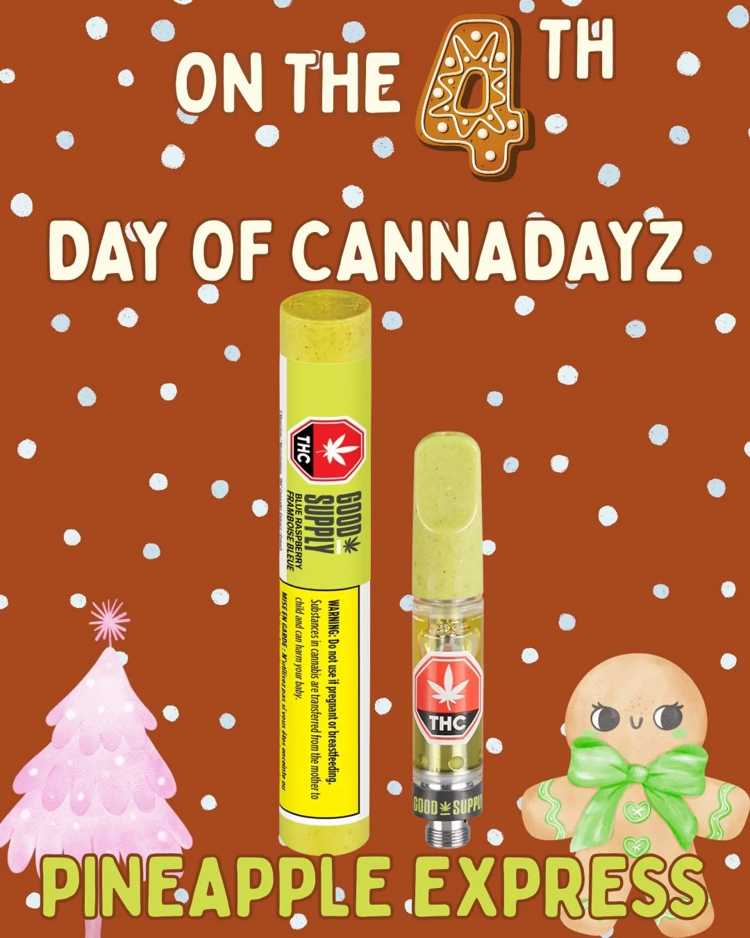 On the fourth day of Cannadayz, the clouds were at their best... Sweet and steady pulls from a cart of Pineapple Express. Deals and a giveaway up until Christmas!! Don't forget! 

 #naturallybongins #elevatedheadshop #Cannadayz #smoke #cannabis