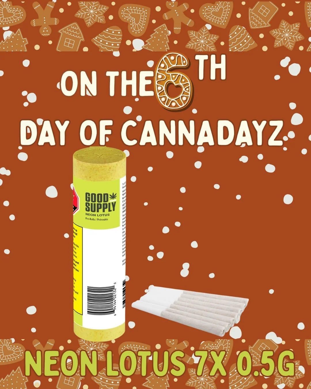 On the sixth day of Cannadayz, the glow was really noticed... lit up the night with that Neon Lotus! Cannadayz x Good Supply is live now! Check out tons of deals and more in store! 

 #naturallybongins #elevatedheadshop #cannabis #smoke #Cannadayz