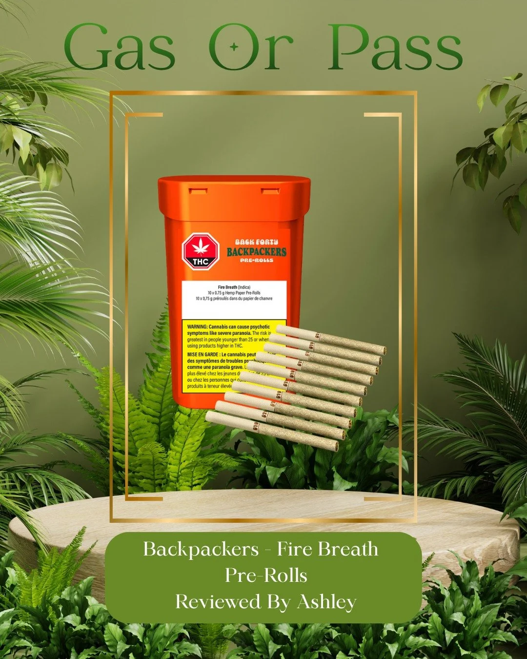 Gas or Pass🌿
Backpackers - Fire Breath by Back Forty🔥
No fluff. Just honest reviews!💥
Check the review on our website!✨
www.naturallybongins.ca
#gasorpass #naturallybongins #elevatedheadshop #cannabiseducation