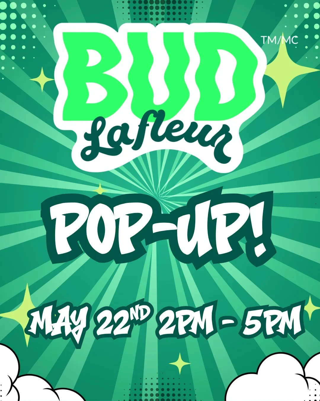🌿 POP-UP ALERT 🌿
Join us at Bud LaFleur on May 22nd from 2PM&ndash;5PM for an afternoon of good vibes, great people, and exclusive pop-up fun 💚✨

Swing by, say hi, and don&rsquo;t miss out 👀
#naturallybongins #elevatedheadshop #popup