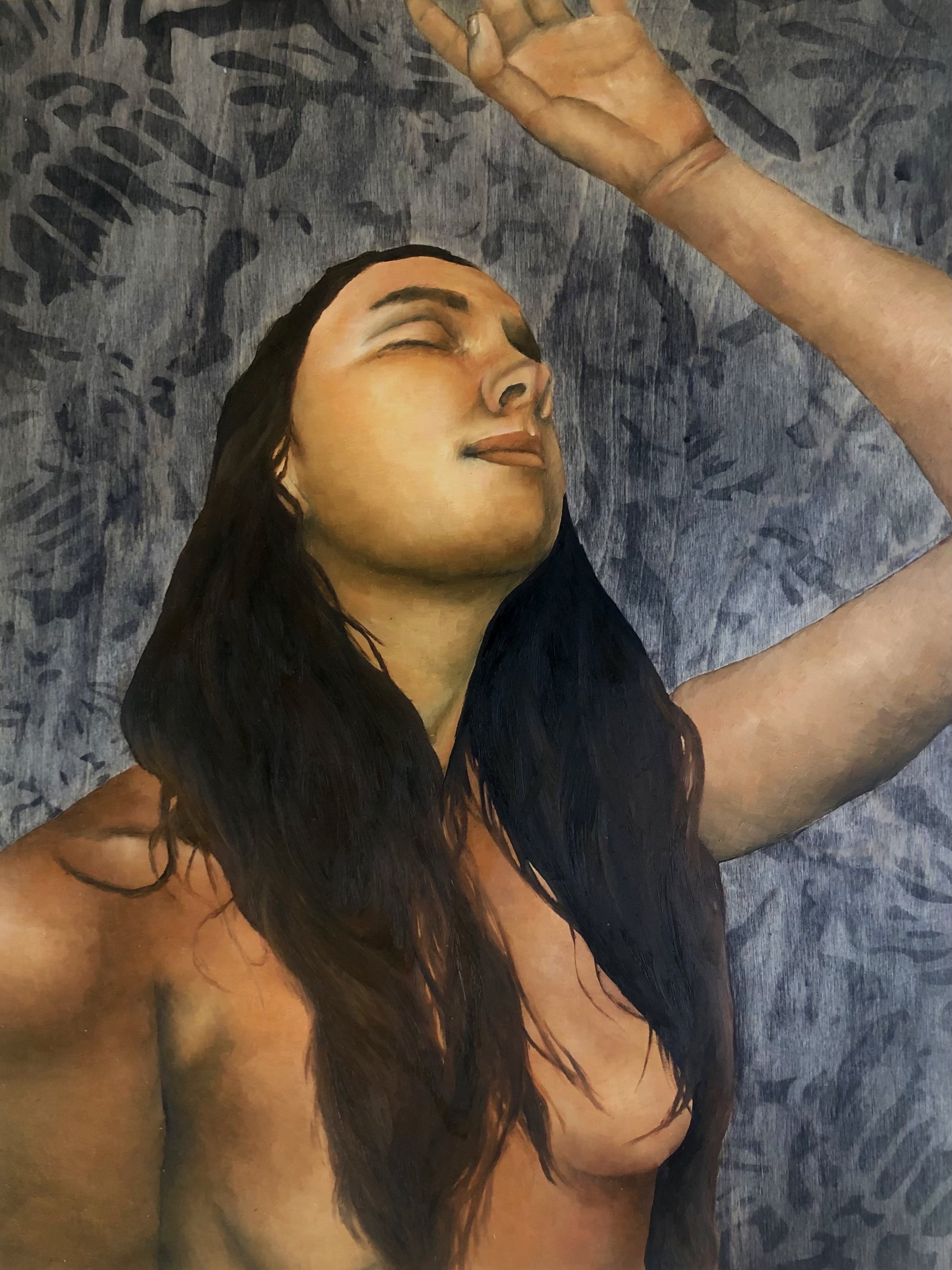 450mm x 550mm, Oil Paint & Turps, 2021