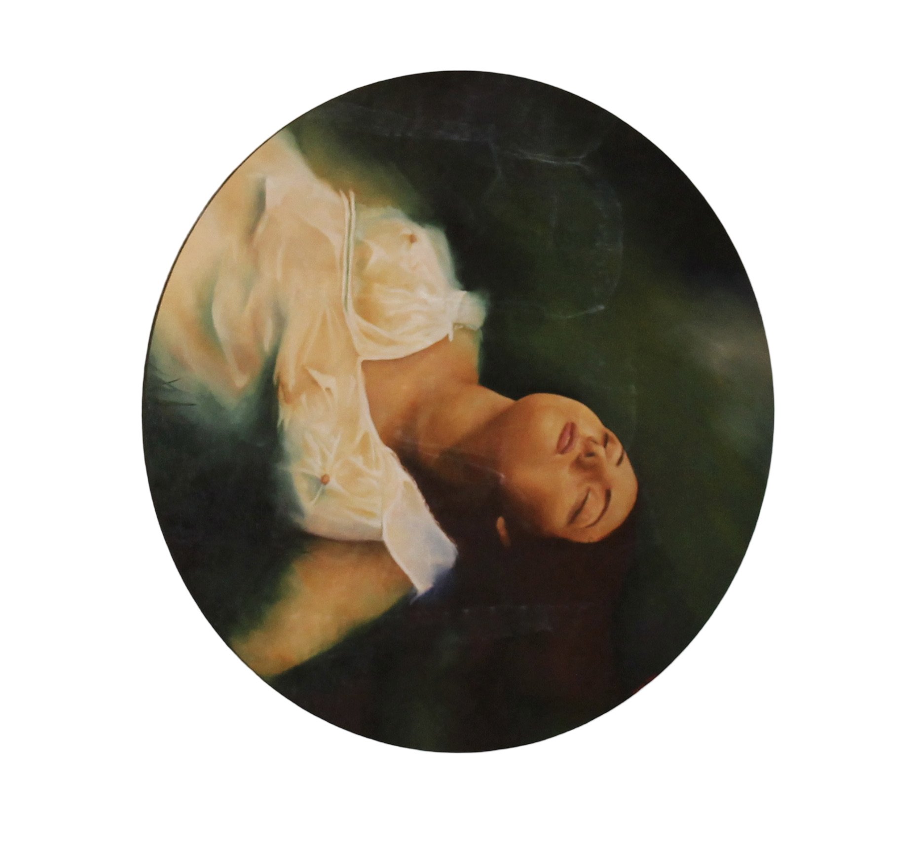800mm x 800mm Circle, Oil Paint, 2024